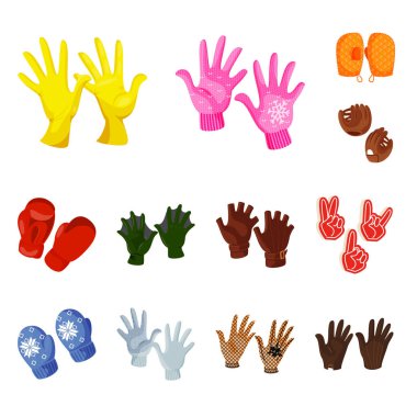 Aksesuar ve stil işareti vektör tasarımı. Aksesuar ve farklı hisse senedi vektör çizim topluluğu.