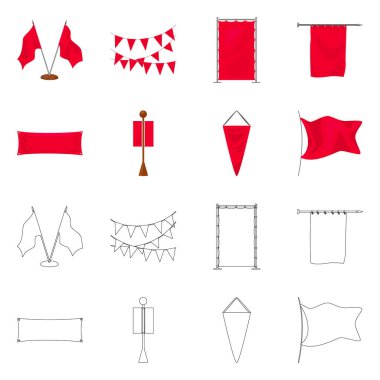 Doku ve sunu simge vektör tasarımı. Web için doku ve medya hisse senedi simgesi kümesi.