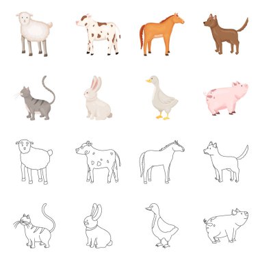 Üreme ve mutfak işareti çizimi vektör. Koleksiyon ıslahının ve web için organik hisse senedi simgesi.