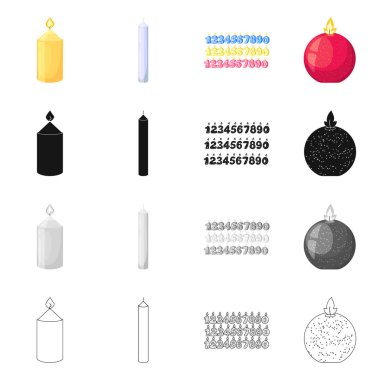 Gevşeme ve alev simge vektör tasarımı. Gevşeme ve web için balmumu hisse senedi simgesi.