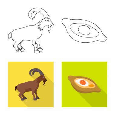 Kültür ve gezi logo vektör tasarımı. Kültür ve özgünlük hisse senedi vektör çizim seti.