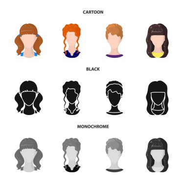 Profesyonel ve fotoğraf simge vektör Illustration. Web için profesyonel ve profil hisse senedi simgesi kümesi.