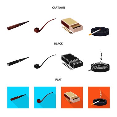 Çöp tasarımını vektör ve simge durdurmak. Çöp ve alışkanlık hisse senedi simgesi için web topluluğu.