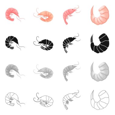 Meze ve okyanus simgesi yalıtılmış nesne. Meze dizi ve hisse senedi için incelik vektör simgesi.