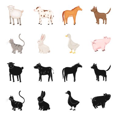 Üreme ve mutfak simge vektör Illustration. Set ıslahının ve organik stok vektör çizim.