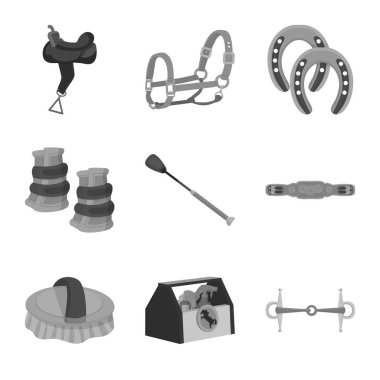 Irk ve atın sembolü yalıtılmış nesne. Yarış ve hisse senedi simgesi web için yarış.