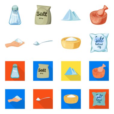 Pişirme ve deniz logo vektör Illustration. Pişirme ve pişirme hisse senedi için vektör simge kümesi.