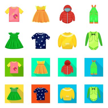 Moda ve giysi simgesi yalıtılmış nesne. Moda ve pamuk hisse senedi simgesi için web topluluğu.