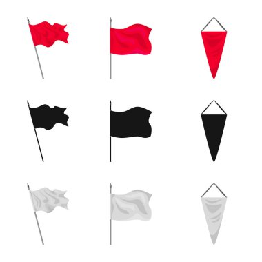 Doku ve sunum işareti vektör tasarımı. Doku ve medya hisse senedi vektör çizim seti.