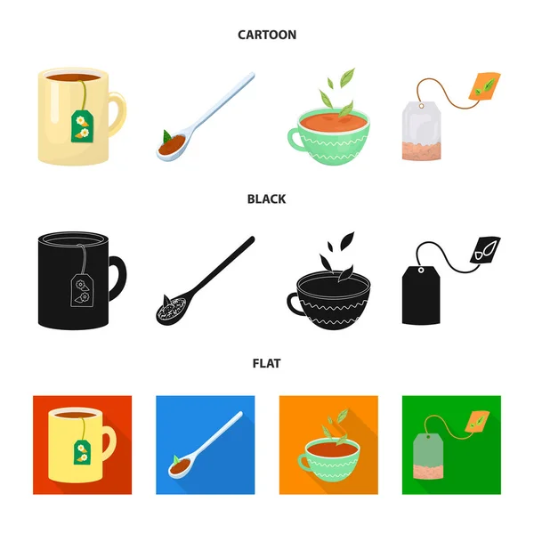 Vectorillustratie van gezonde en florale pictogram. Aantal gezonde en kleurovergang vector pictogram voor voorraad. — Stockvector