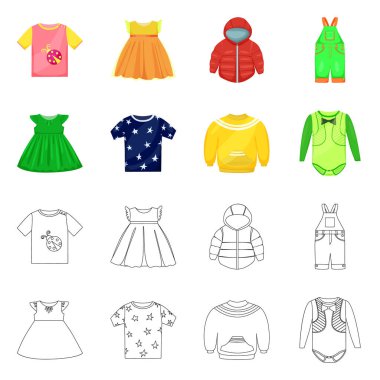 Moda ve giysi simge vektör tasarımı. Moda ve pamuk hisse senedi simgesi için web topluluğu.