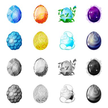 Hayvan ve tarih öncesi simge vektör Illustration. Hayvan ve sevimli hisse senedi simgesi için web topluluğu.
