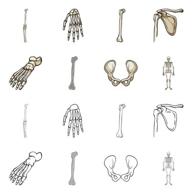 Tıp ve klinik işareti vektör tasarımı. İlaç ve tıbbi hisse senedi simgesi web için set.