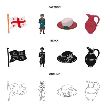 Kültür ve gezi logo vektör tasarımı. Kültür ve özgünlük hisse senedi vektör çizim seti.