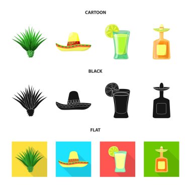 Kafe ve Latin simge vektör tasarımı. Kafe ve web için ulusal hisse senedi simgesi.