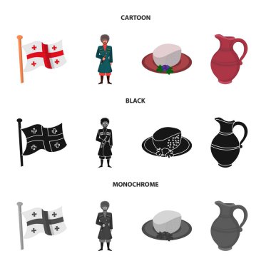 Kültür ve gezi simge vektör tasarımı. Hisse senedi için kültür ve özgünlük vektör simge kümesi.