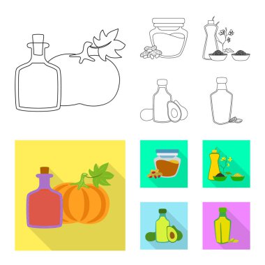 Sağlıklı ve sebze sembolü yalıtılmış nesne. Tarım hisse senedi vektör çizim ve sağlıklı topluluğu.