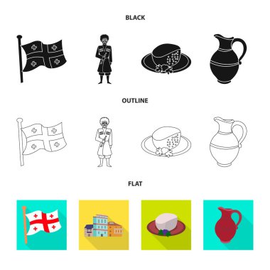 Kültür ve gezi simge vektör çizimi. Kültür ve özgünlük hisse senedi simgesi için web topluluğu.