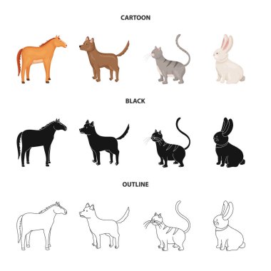 Üreme ve mutfak simge vektör Illustration. Set ıslahının ve organik stok vektör çizim.