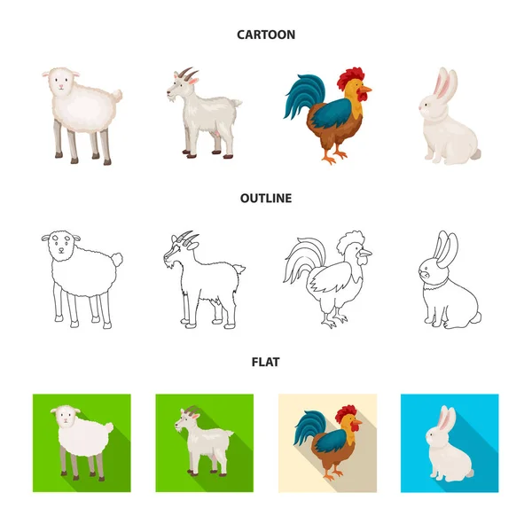 Objeto isolado de reprodução e ícone de cozinha. Coleta de reprodução e ilustração vetorial de estoque orgânico . —  Vetores de Stock