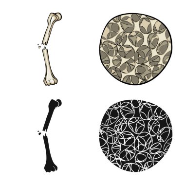 Tıp ve klinik işareti vektör Illustration. İlaç ve tıbbi hisse senedi simgesi web için set.