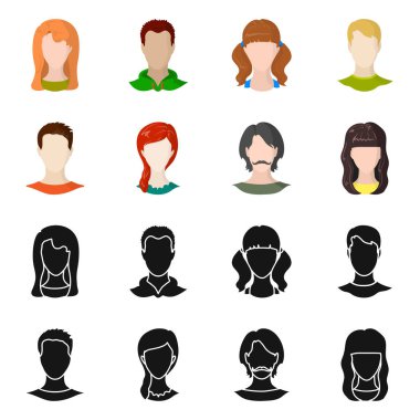 Profesyonel ve fotoğraf logo vektör Illustration. Profesyonel topluluğu ve hisse senedi için profil vektör simgesi.