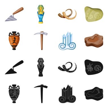 Hikaye ve öğeleri simge vektör Illustration. Hikaye ve öznitelikleri hisse senedi vektör çizim topluluğu.