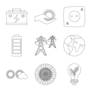 Yenilik ve teknoloji simge vektör tasarımı. Yenilik ve doğa hisse senedi simgesi için web topluluğu.