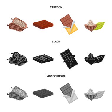 Gıda ve nefis simge vektör çizimi. Gıda ve web için kahverengi hisse senedi simgesi.