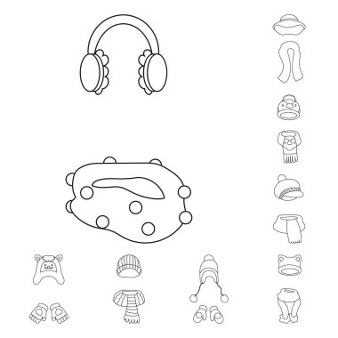 Kış ve soğuk işareti vektör tasarımı. Kış ve web için sıcak hisse senedi simgesi.