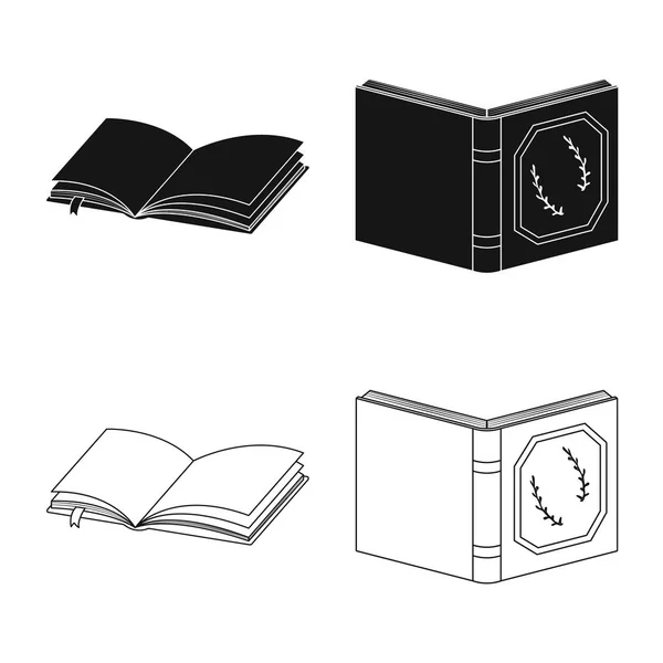 Diseño vectorial del icono de formación y portada. Conjunto de formación y librería icono vectorial para stock . — Vector de stock