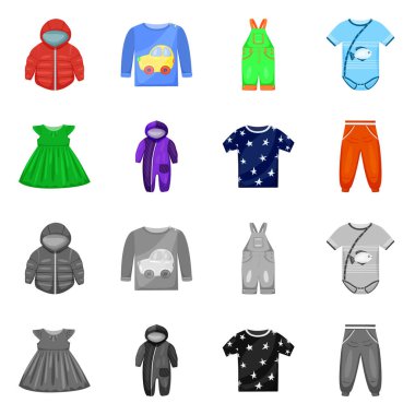Moda ve giysi simge vektör tasarımı. Moda ve pamuk hisse senedi simgesi için web topluluğu.