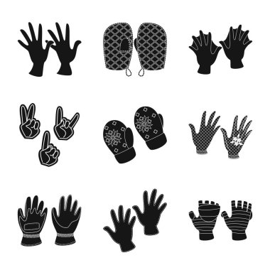 Sıcak ve konfor logosu vektör tasarımı. Sıcak ve stil stok vektör çizim seti.