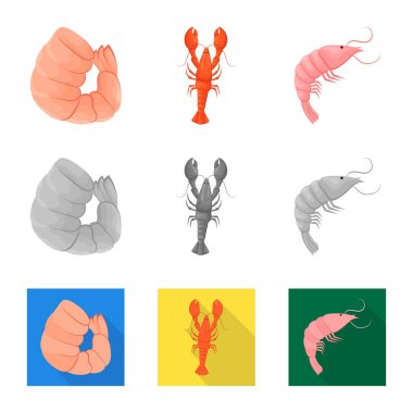 Meze ve okyanus sembolü yalıtılmış nesne. Meze ve incelik hisse senedi simgesi için web topluluğu.