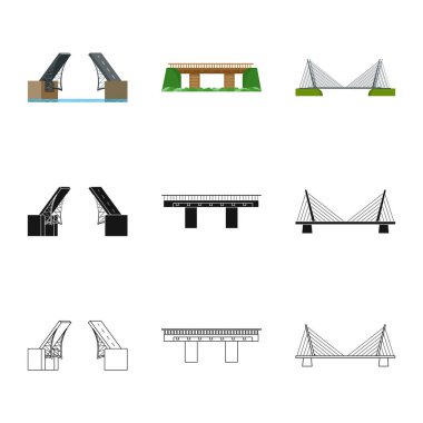Bağlantı ve tasarım logo vektör Illustration. Bağlantı ve yan hisse senedi vektör çizim.