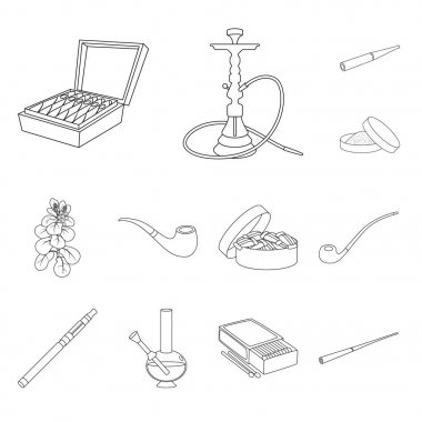 Sağlık ve nikotin işareti vektör Illustration. Sağlık ve istatistik stok vektör çizim koleksiyonu.