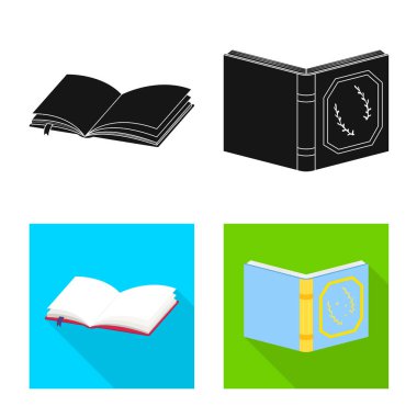 Eğitim ve kapak simge vektör Illustration. Eğitim ve kitabevi hisse senedi vektör çizim koleksiyonu.