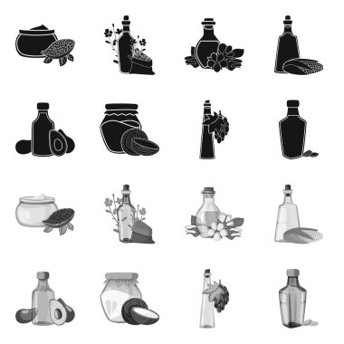 Sağlıklı ve sebze simge vektör Illustration. Sağlıklı topluluğu ve web için tarım hisse senedi simgesi.