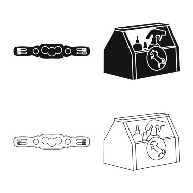 Ekipman ve Binicilik sembolü yalıtılmış nesne. Hisse senedi için ekipman ve rekabet vektör simge topluluğu.