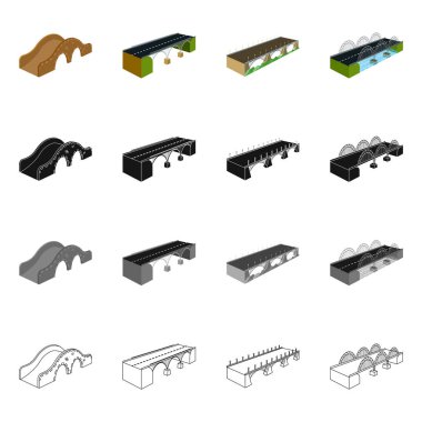 Bağlantı ve tasarım sembolü yalıtılmış nesne. Bağlantı ve yan vektör simgesini hissenin koleksiyonu.