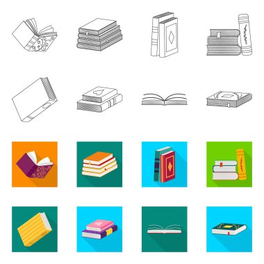 Eğitim ve kapak logo vektör Illustration. Eğitim ve kitabevi hisse senedi vektör çizim koleksiyonu.