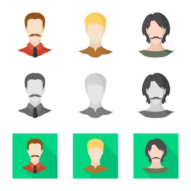 Profesyonel ve fotoğraf logo vektör Illustration. Profesyonel ve profil hisse senedi simgesi için web topluluğu.