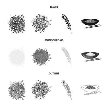 Kırpma ve ekolojik logo yalıtılmış nesne. Kırpma ve hisse senedi vektör çizim pişirme koleksiyonu.