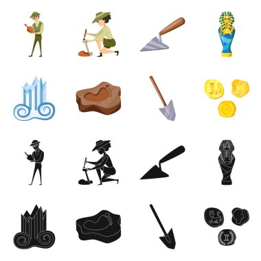 Hikaye ve öğeleri simge yalıtılmış nesne. Hisse senedi için hikaye ve öznitelikleri vektör simge kümesi.