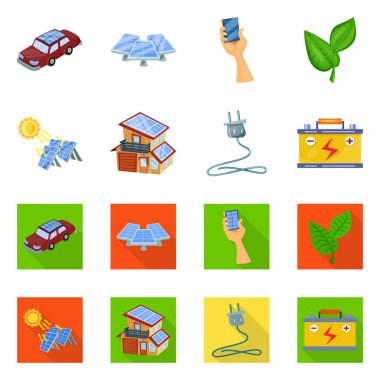 Yenilik ve teknoloji logo yalıtılmış nesne. Yenilik ve doğa hisse senedi simgesi için web topluluğu.