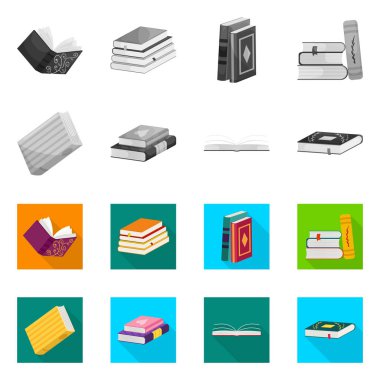 Eğitim ve kapak logo vektör tasarımı. Eğitim ve kitabevi hisse senedi simgesi için web topluluğu.