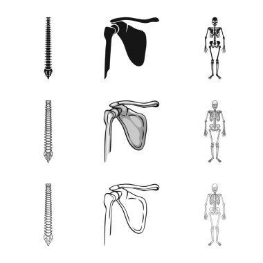 Tıp ve klinik işareti vektör tasarımı. İlaç ve tıbbi hisse senedi vektör çizim.