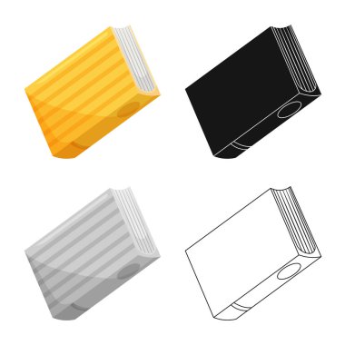 Günlük ve metin simgesinin vektör tasarımı. Günlüğü ve okuma stok vektör çizim koleksiyonu.