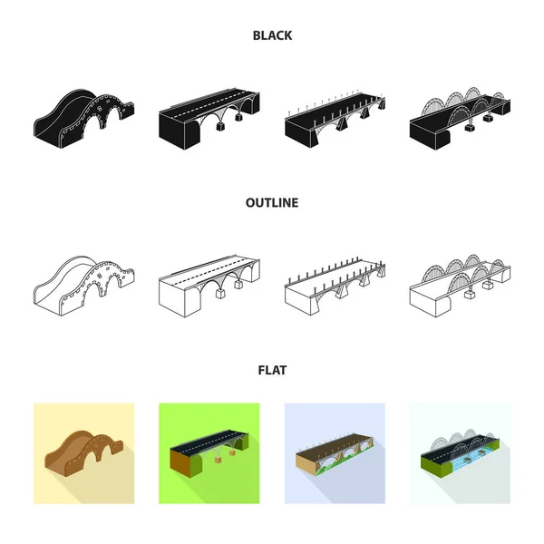 Objeto aislado de conexión y signo de diseño. Colección de conexión e icono de vector lateral para stock . — Vector de stock