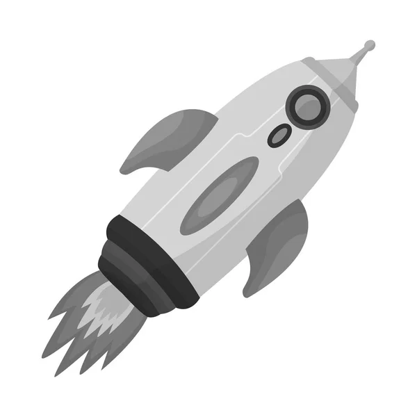 Vector design of rocket and launch  logo. Collection of rocket and spaceship stock symbol for web. — Stock Vector